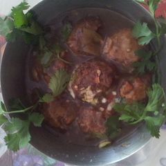 A picture of Mix veg manchurian.