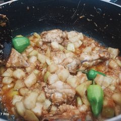 A picture of Lauki gosht.
