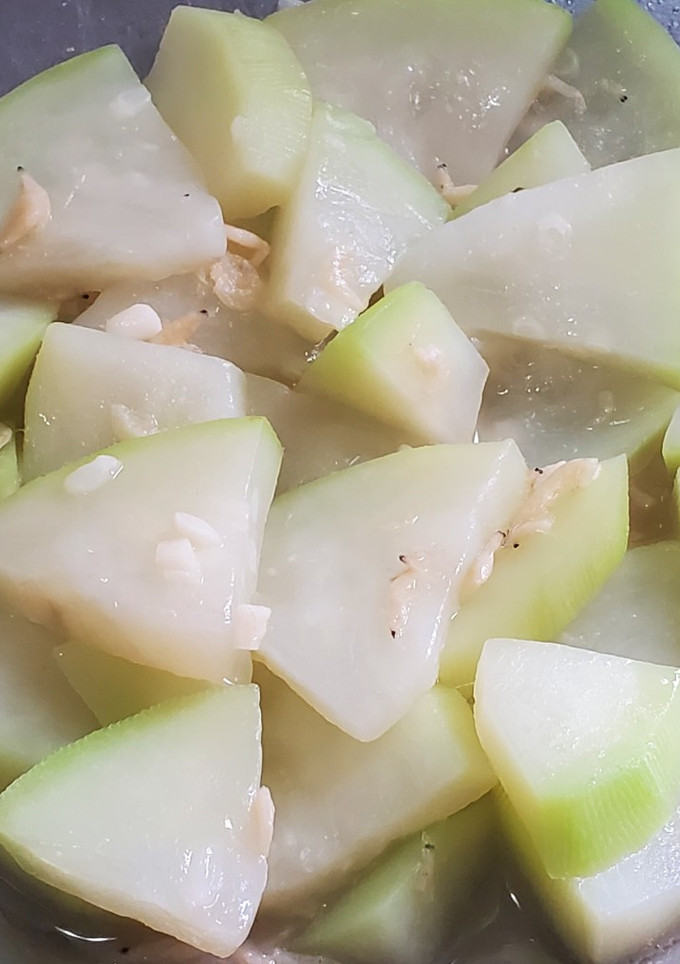 瓠瓜炒蝦皮 的食譜成品照片