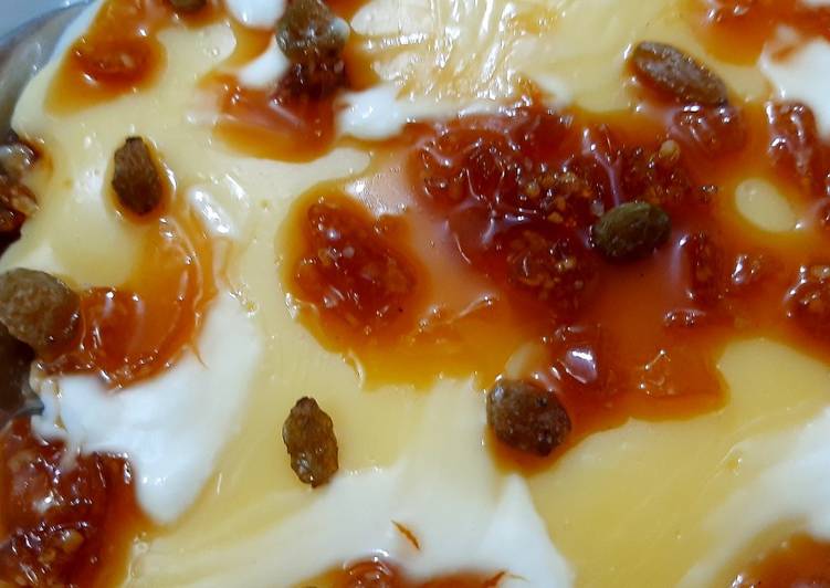 How to Prepare Perfect Caramel fruit trifle