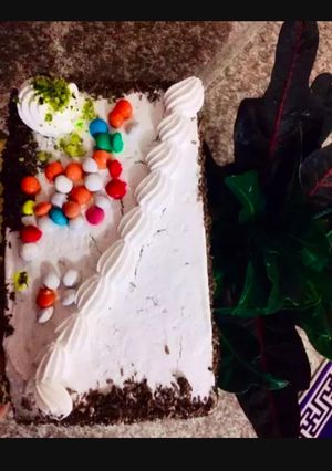صورة لوصفة كيك الشوكولاتة والمبروش 🎂🥮
