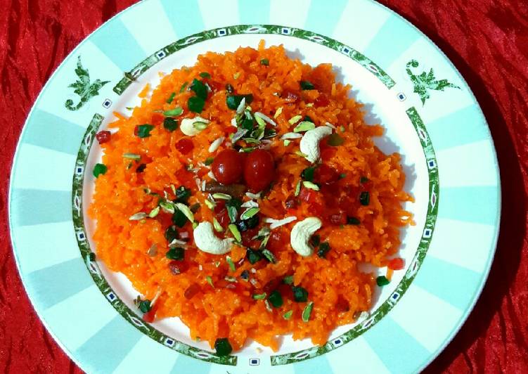 Recipe of Favorite Carrot Zarda Pulao