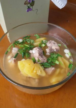 รูปของ ต้มกระดูกหมูอ่อนสัปรด