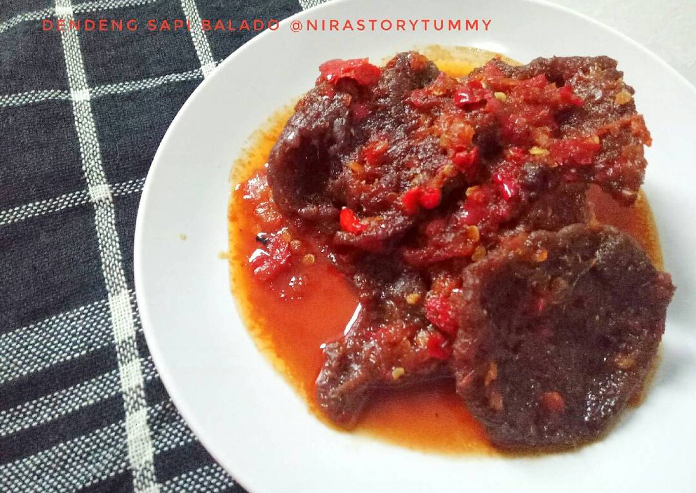 Dendeng sapi balado #kitaberbagi