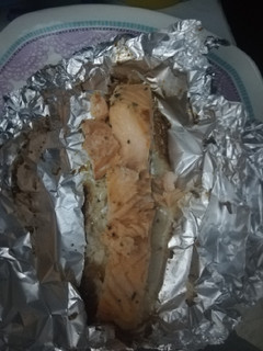 Una foto de Salmón en Freidora de Aire