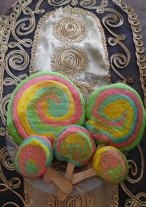 عکسی از دستور کوکی رنگی