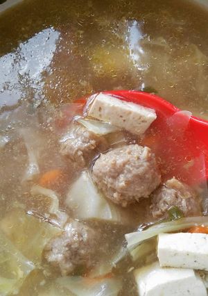 Foto resep Sup tahu bakso sapi