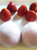 Daifuku mochi de fresa (sin gluten)