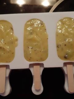 Una foto de Helado de mango saludable