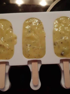 Una foto de Helado de mango saludable