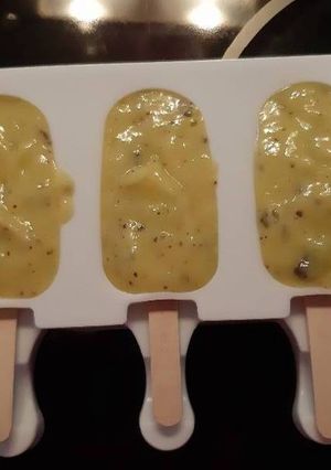 Una foto de Helado de mango saludable