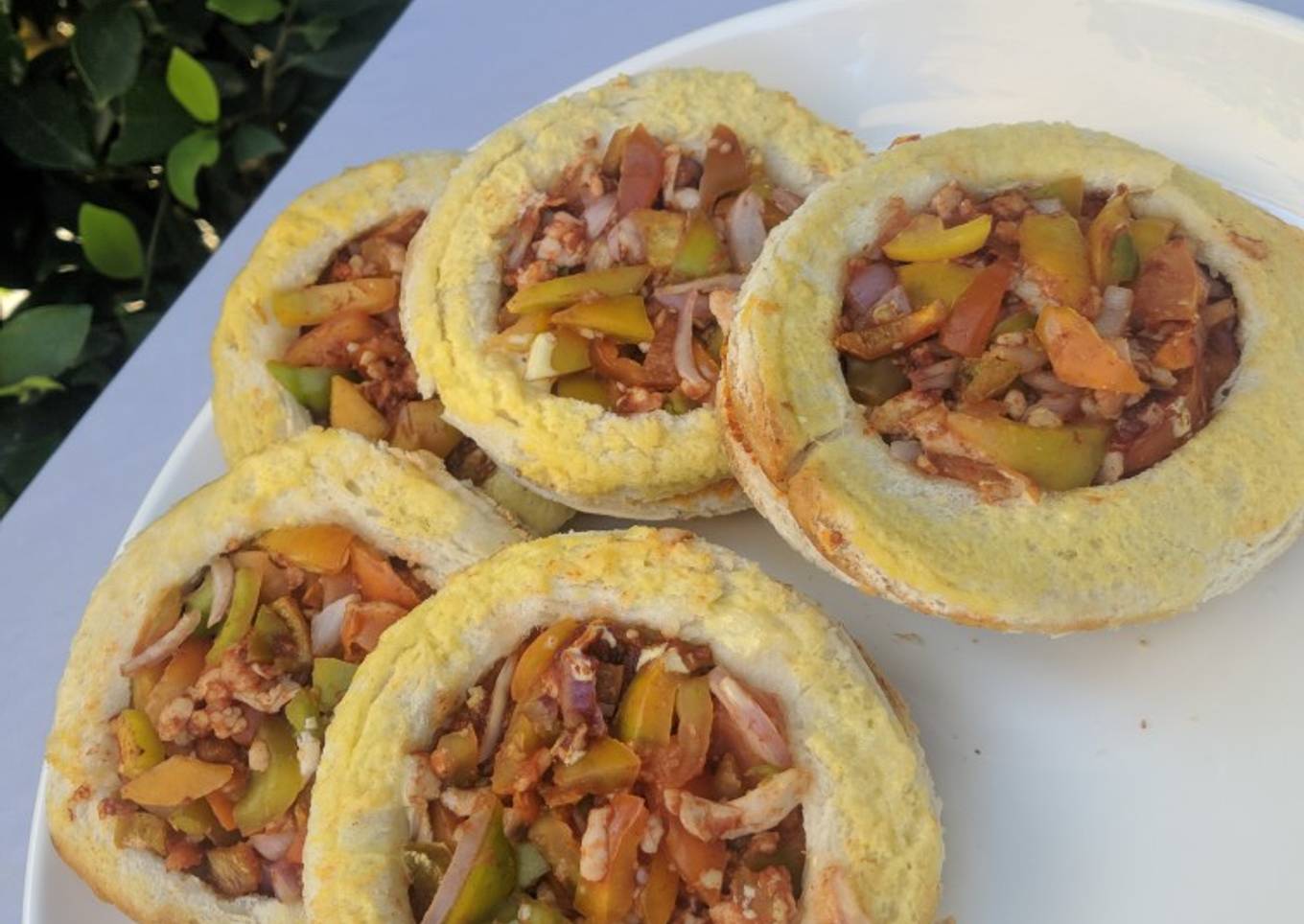 Pizza disc sandwich