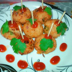 A picture of Rice lolipop.