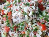 Salade de Thon, Tomates, Concombre et Pommes