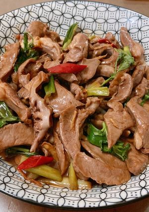 三杯豬心 的食譜成品照片