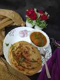 Garlic Butter Lachha Paratha