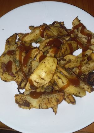 A picture of Potato Wedges.