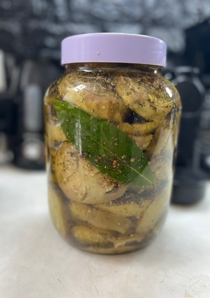Una foto de Berenjenas en escabeche 👩‍🍳
