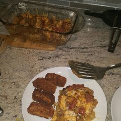 A picture of Delicious Potato and Chicken Casserole.