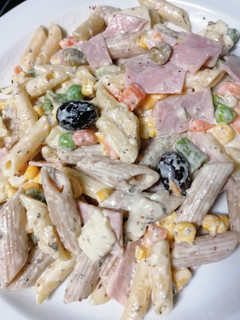 Una foto de 7.Ensaladilla de pasta a la mostaza