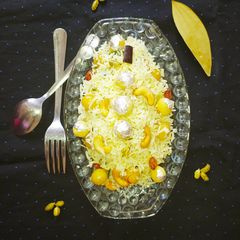 Paneer Pearl pulao A picture of Paneer Pearl pulao.