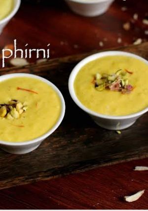 A picture of Mango phirni.