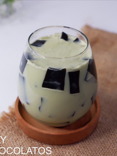Foto resep Grass Jelly Matcha