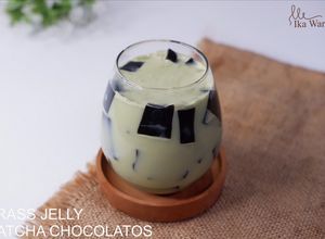 Foto resep Grass Jelly Matcha