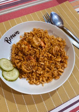 A picture of Malay Style Fried rice.