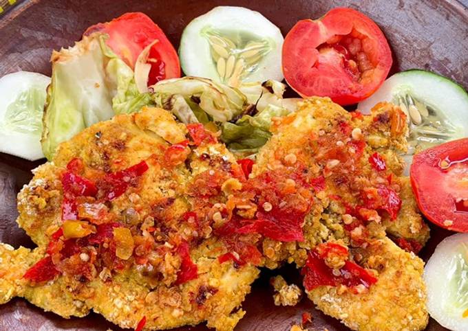 Ayam Geprek Oatmeal: Enak &amp; Sehat