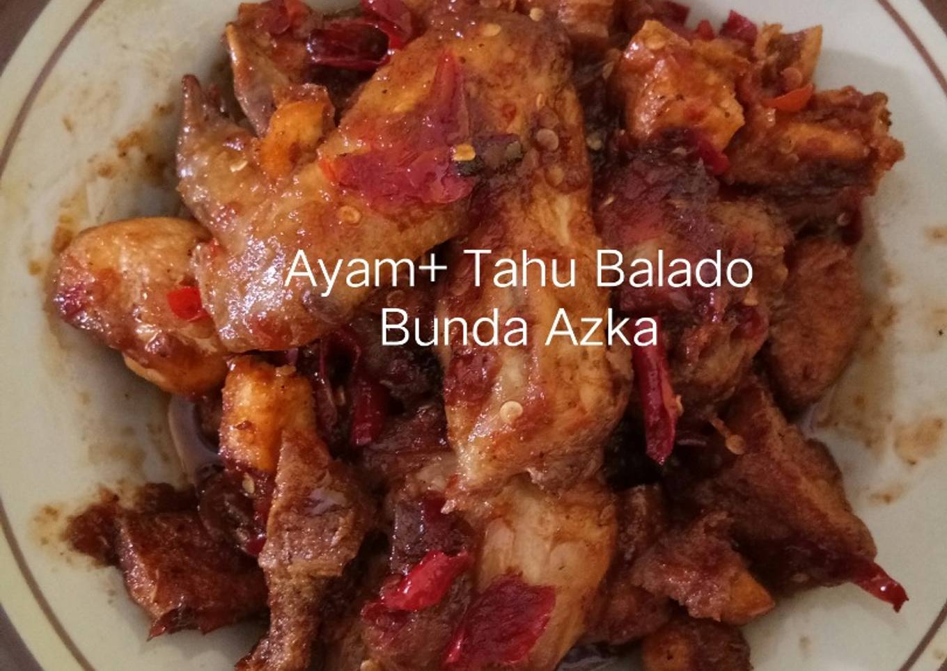 Ayam+Tahu Balado