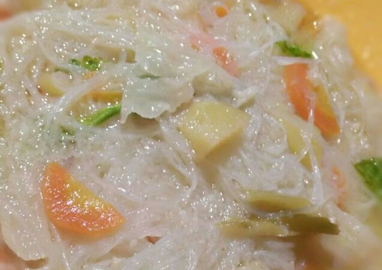 Langkah Mudah untuk mengolah #116. Sop bihun putih, Bisa Manjain Lidah