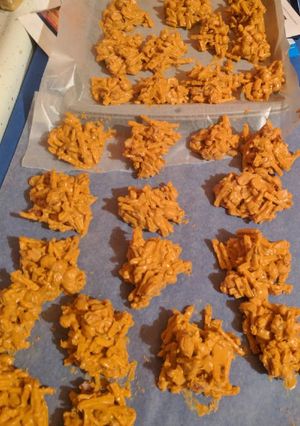 A picture of Butterscotch Haystacks.