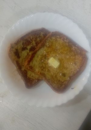صورة لوصفة فرنش توست بنكهة البرتقال🍞🍊🍯🤎