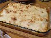 Una foto de coliflor con bechamel