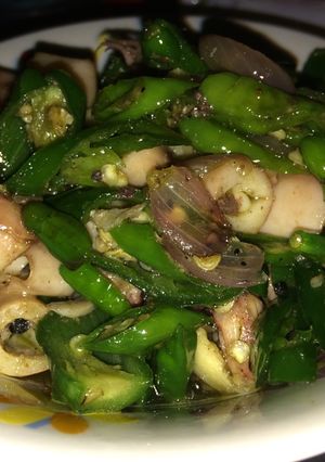 Foto resep Cumi cabe ijo