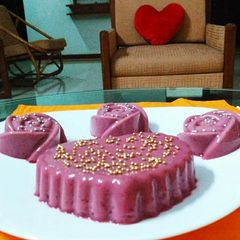 Beetroot pudding A picture of Beetroot pudding.