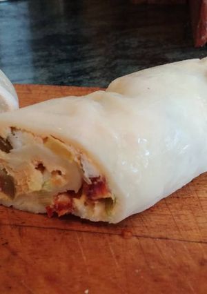 Töltött sajttekercs recept fotója