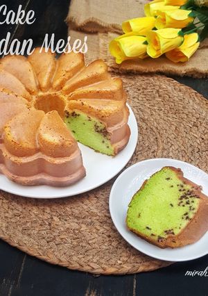 Foto resep Cake Pandan Meses