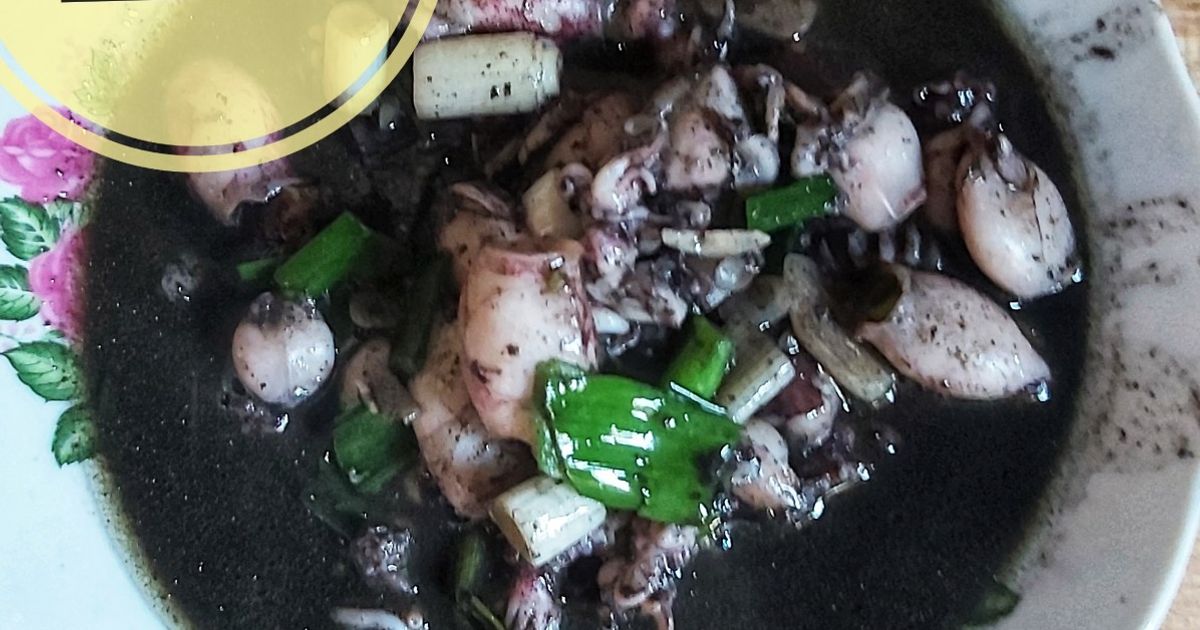 Cumi dan Blukutak Kuah Hitam