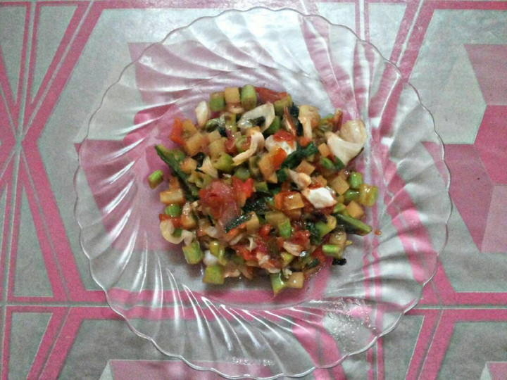 Cara Buat Tumis sayur rujak Kekinian