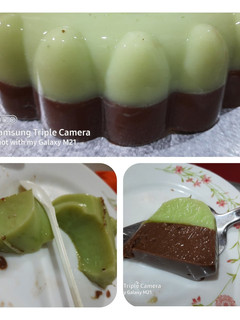 Foto resep Puding Edamame Coklat