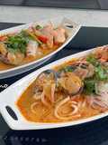 Creamy Tom Yum Udon Seafood