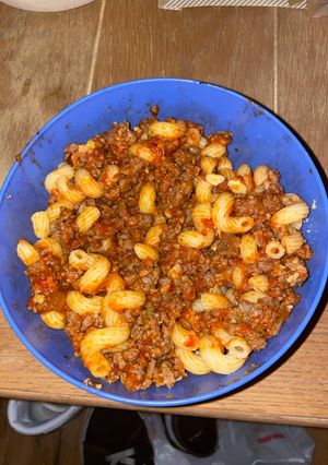 A picture of Italian Sausage Pasta.