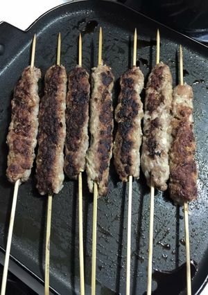 صورة لوصفة كباب على الصاج