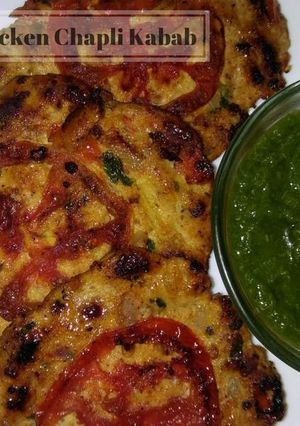 A picture of Chicken Chapli Kabab Recipe.