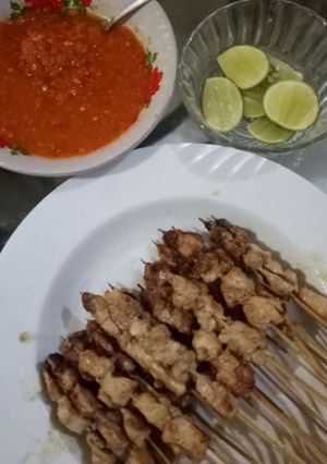 Foto resep Sate taichan goreng pedas