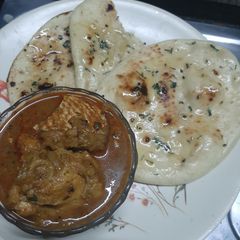 A picture of Butter Naan (Without a Tandoor).