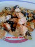 Bocconcini di Pesce Spada Arrostiti con Olive Nere Snocciolate