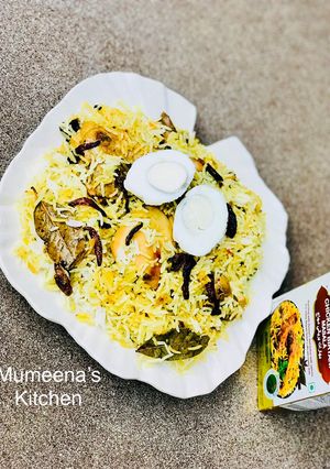 A picture of Chicken biryani.